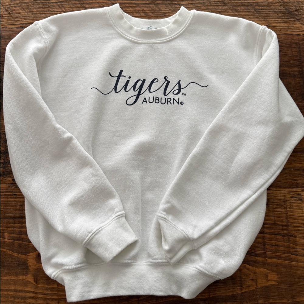 Tigers Kids White Sweatshirt